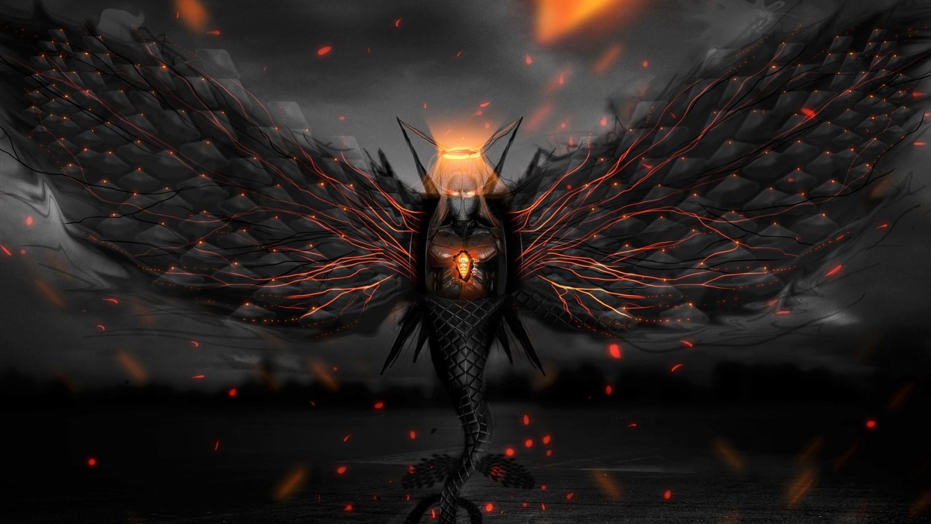 Download mobile wallpaper Fantasy, Wings, Creature for free.