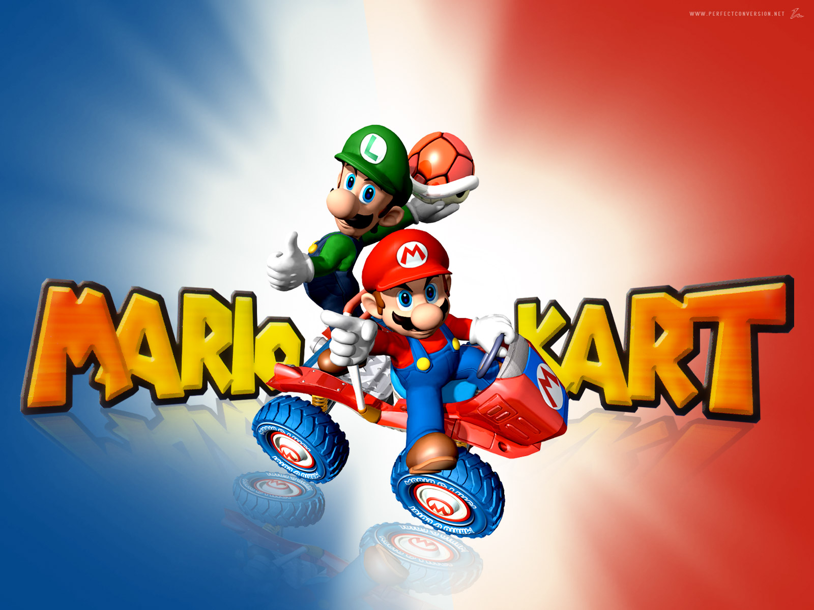 Завантажити шпалери Mario Kart: Double Dash‼ на телефон безкоштовно