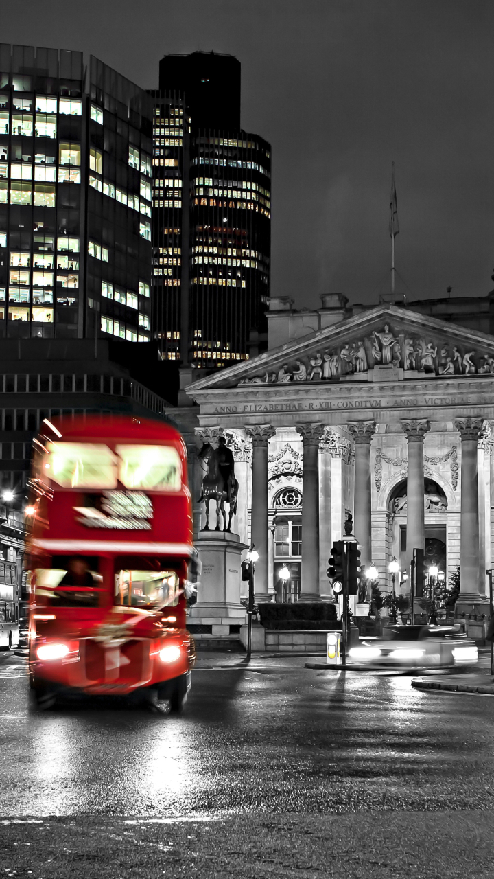 Скачати мобільні шпалери Міста, Лондон, Автобус, Створено Людиною безкоштовно.
