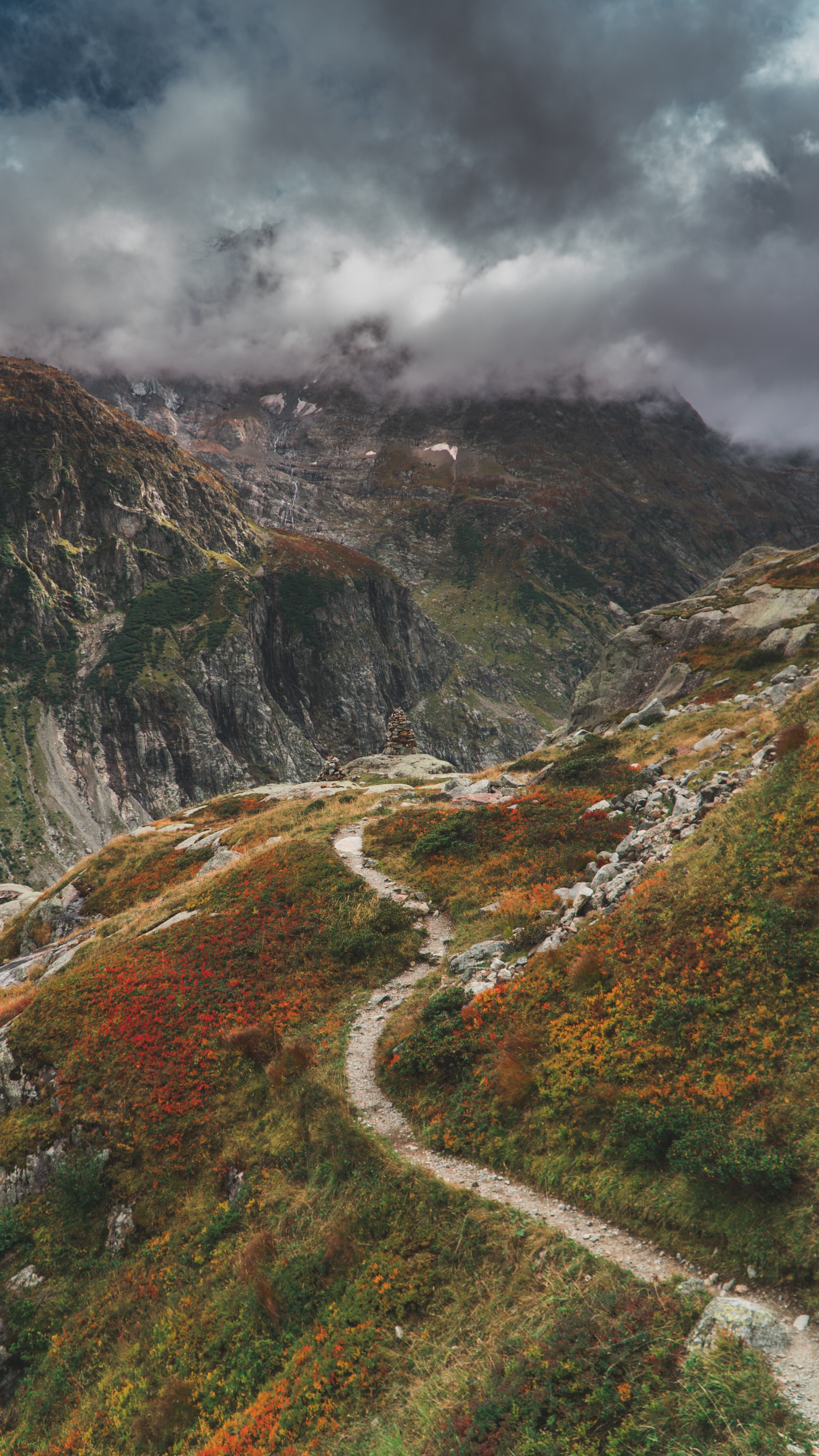 PCデスクトップに山脈, 岩, パス, 自然, 上から見る, 道, ストーンズ画像を無料でダウンロード