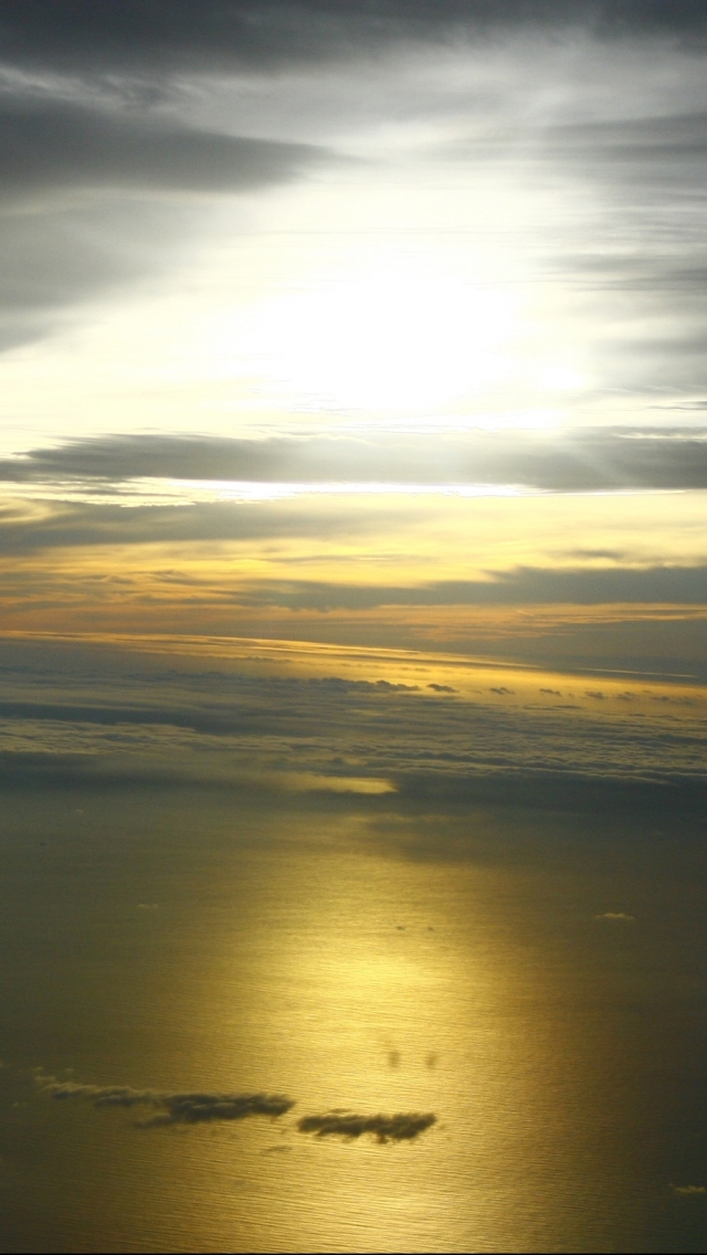 1194365 скачать обои закат, земля/природа, небо, самолет, аэроплан, закат солнца, австралия, воздушный, антенна, коммерческий, облака, облако, океан - заставки и картинки бесплатно