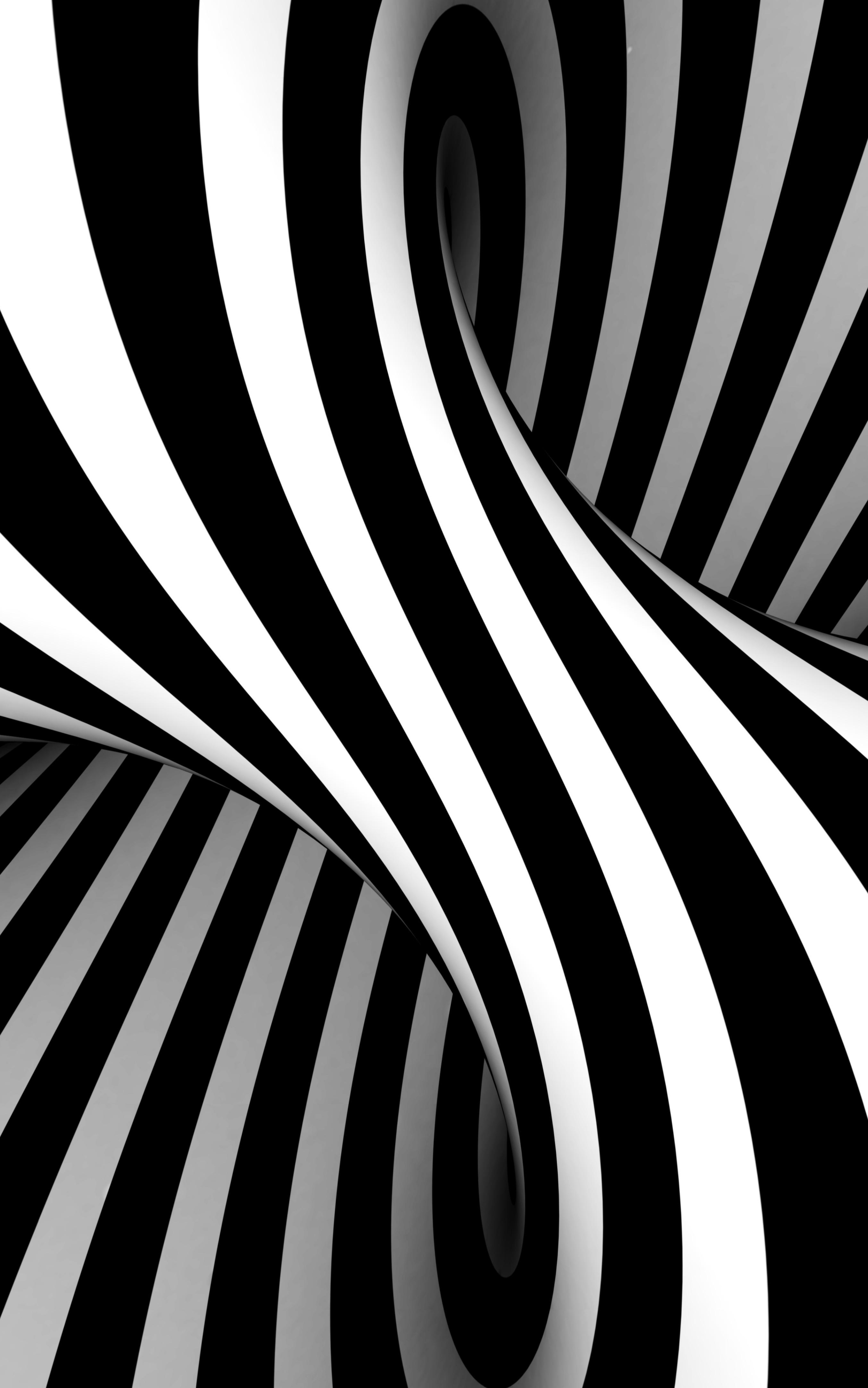 Descarga gratuita de fondo de pantalla para móvil de Blanco Y Negro, Abstracto, Ilusión Óptica.