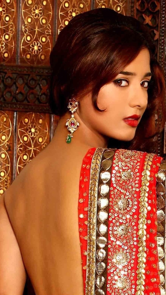 saree, amrita rao, celebrity, model, indian mobile wallpaper