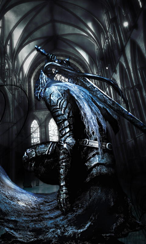 Download mobile wallpaper Gothic, Dark, Knight, Video Game, Dark Souls, Artorias (Dark Souls) for free.