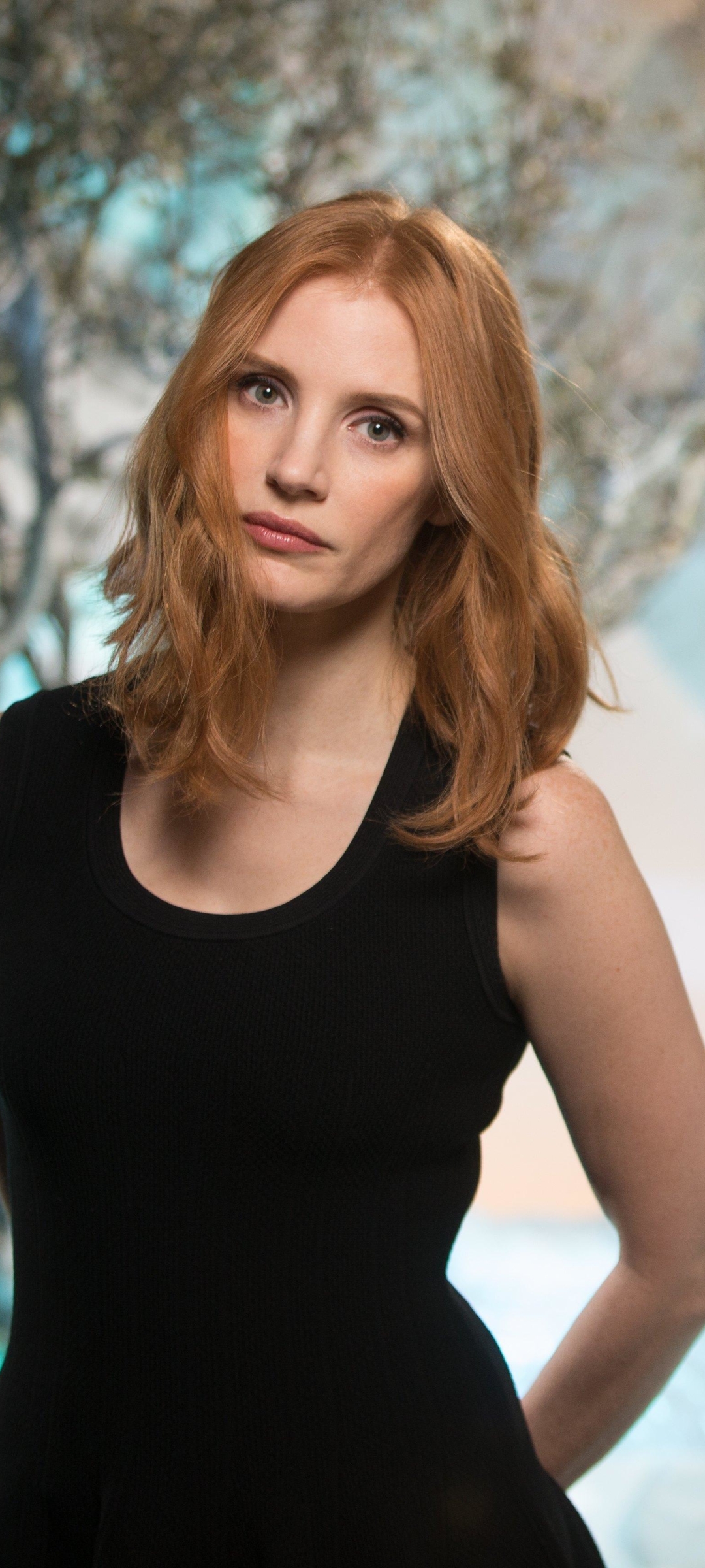 Download mobile wallpaper Redhead, Green Eyes, Celebrity, Actress, Jessica Chastain for free.