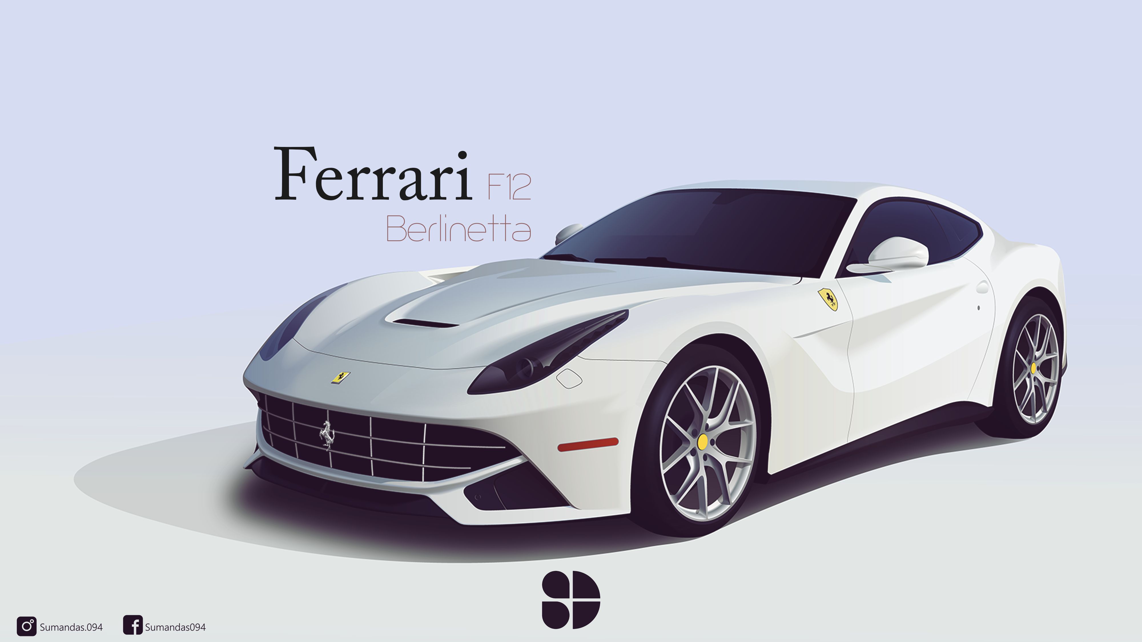 Скачати мобільні шпалери Феррарі, Ferrari F12Berlinetta, Транспортні Засоби безкоштовно.