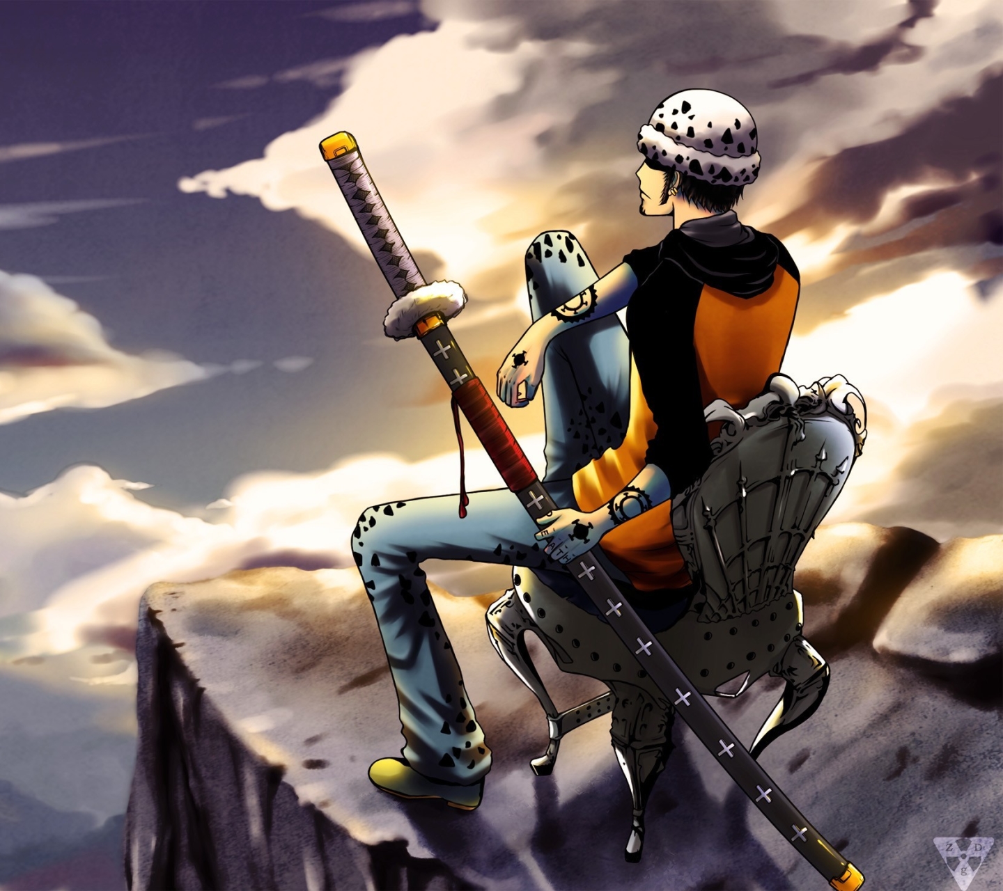 Handy-Wallpaper Animes, One Piece, Trafalgar Gesetz kostenlos herunterladen.