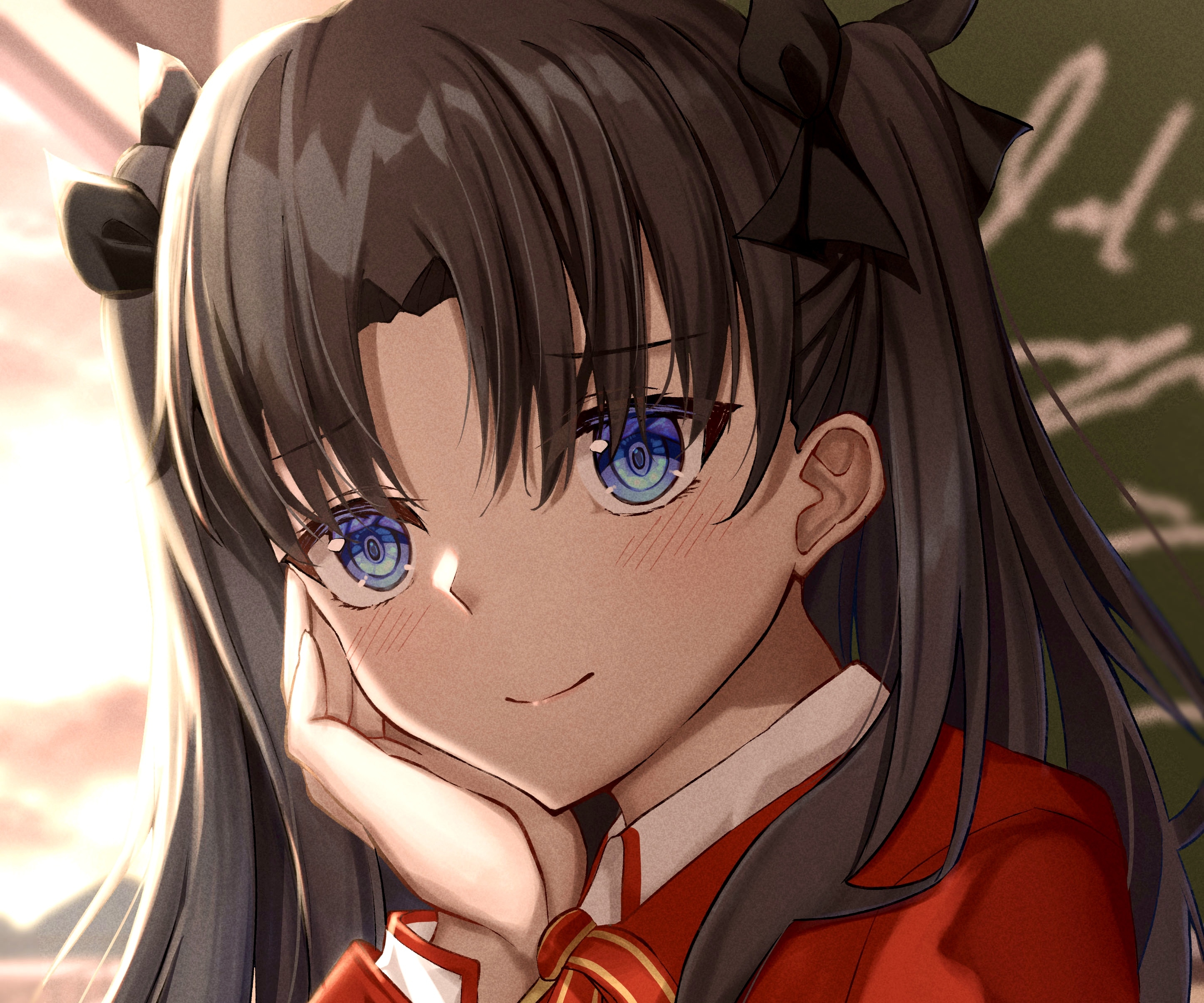 Handy-Wallpaper Animes, Fate/stay Night, Rin Tohsaka, Schicksalsserie kostenlos herunterladen.