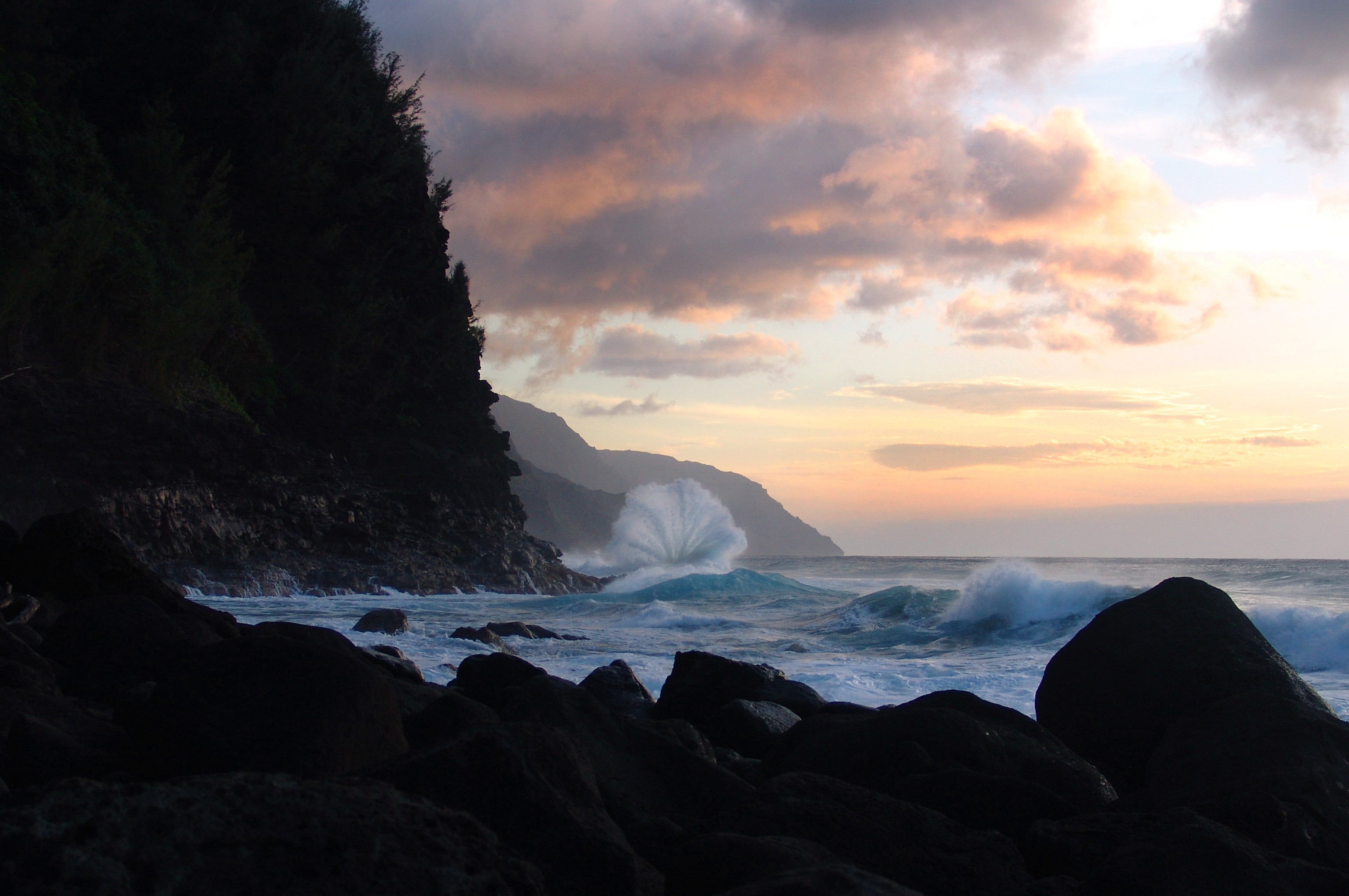 Laden Sie das Küste, Ozean, Wolke, Meer, Sonnenuntergang, Erde/natur-Bild kostenlos auf Ihren PC-Desktop herunter