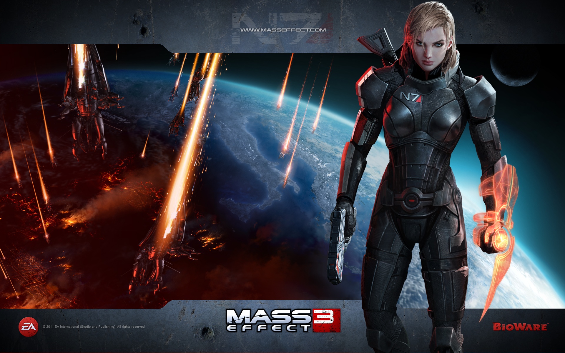 Handy-Wallpaper Mass Effect 3, Kommandant Shepard, Mass Effect, Fantasie, Krieger, Computerspiele, Science Fiction kostenlos herunterladen.