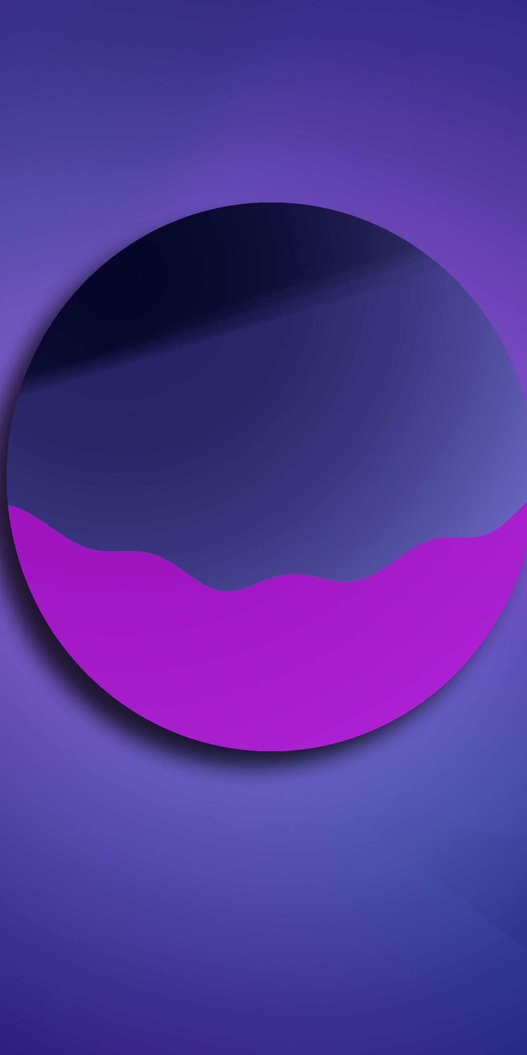 Download mobile wallpaper Abstract, Vector, Drawing, Purple, Planet for free.