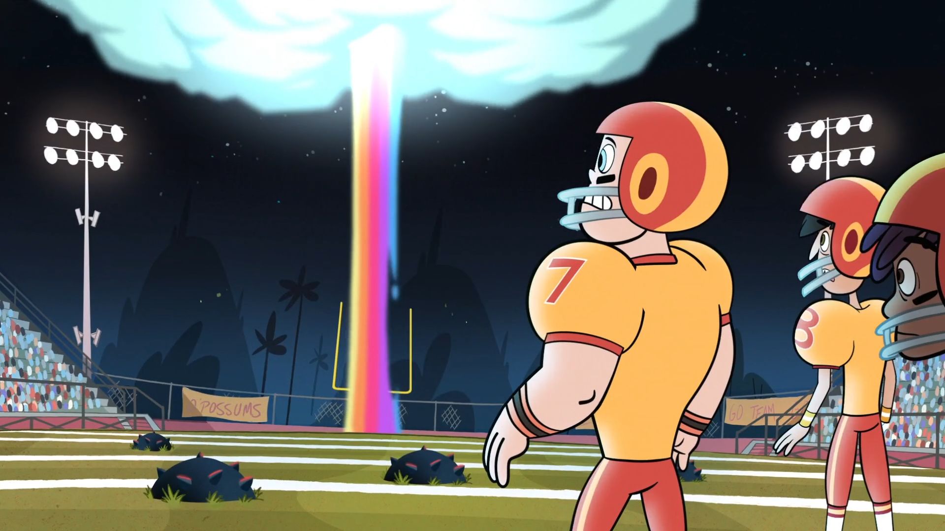 tv show, star vs the forces of evil, football