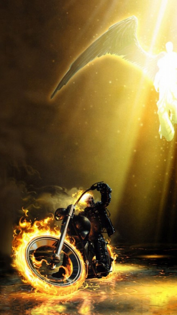 Download mobile wallpaper Ghost Rider, Comics for free.