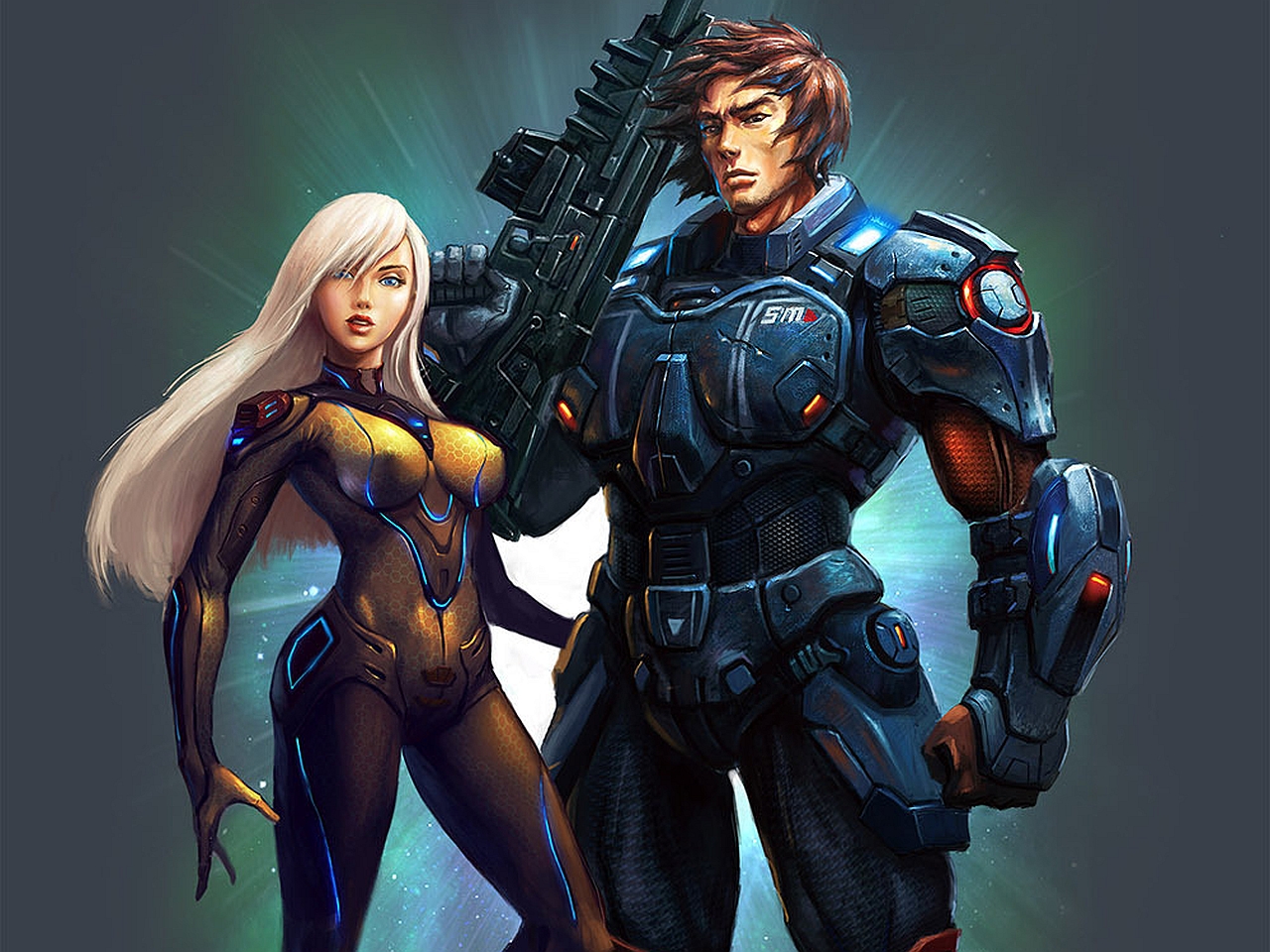 Download mobile wallpaper Warrior, Sci Fi for free.