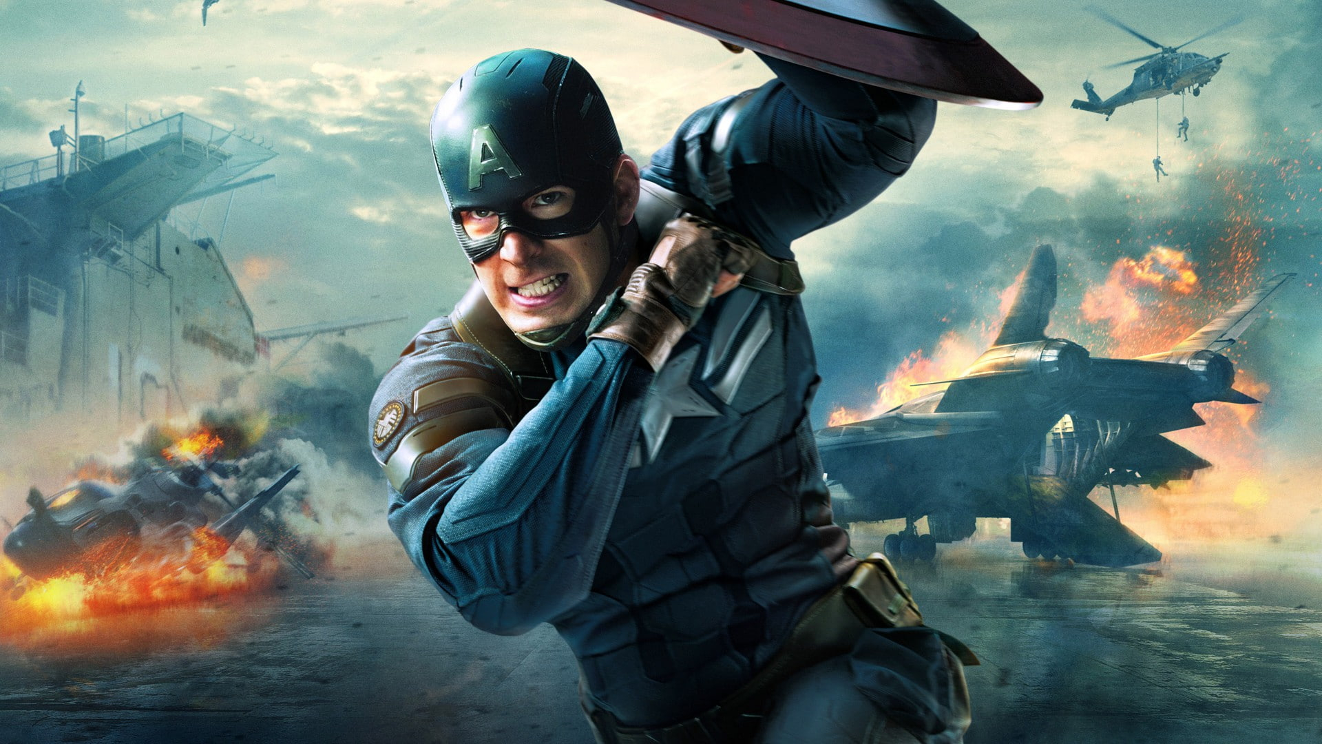 Скачать обои бесплатно Кино, Капитан Америка, Первый Мститель: Другая Война картинка на рабочий стол ПК