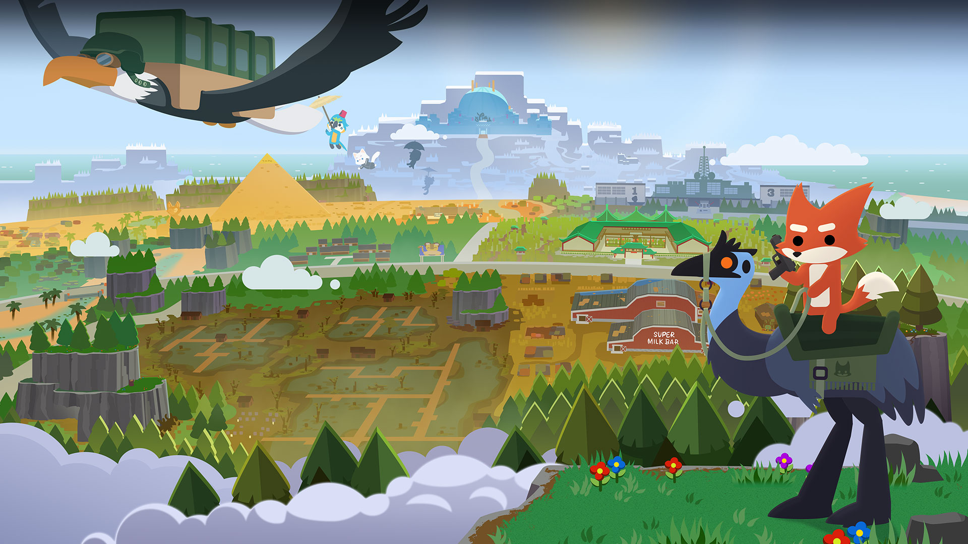 Download mobile wallpaper Video Game, Super Animal Royale for free.