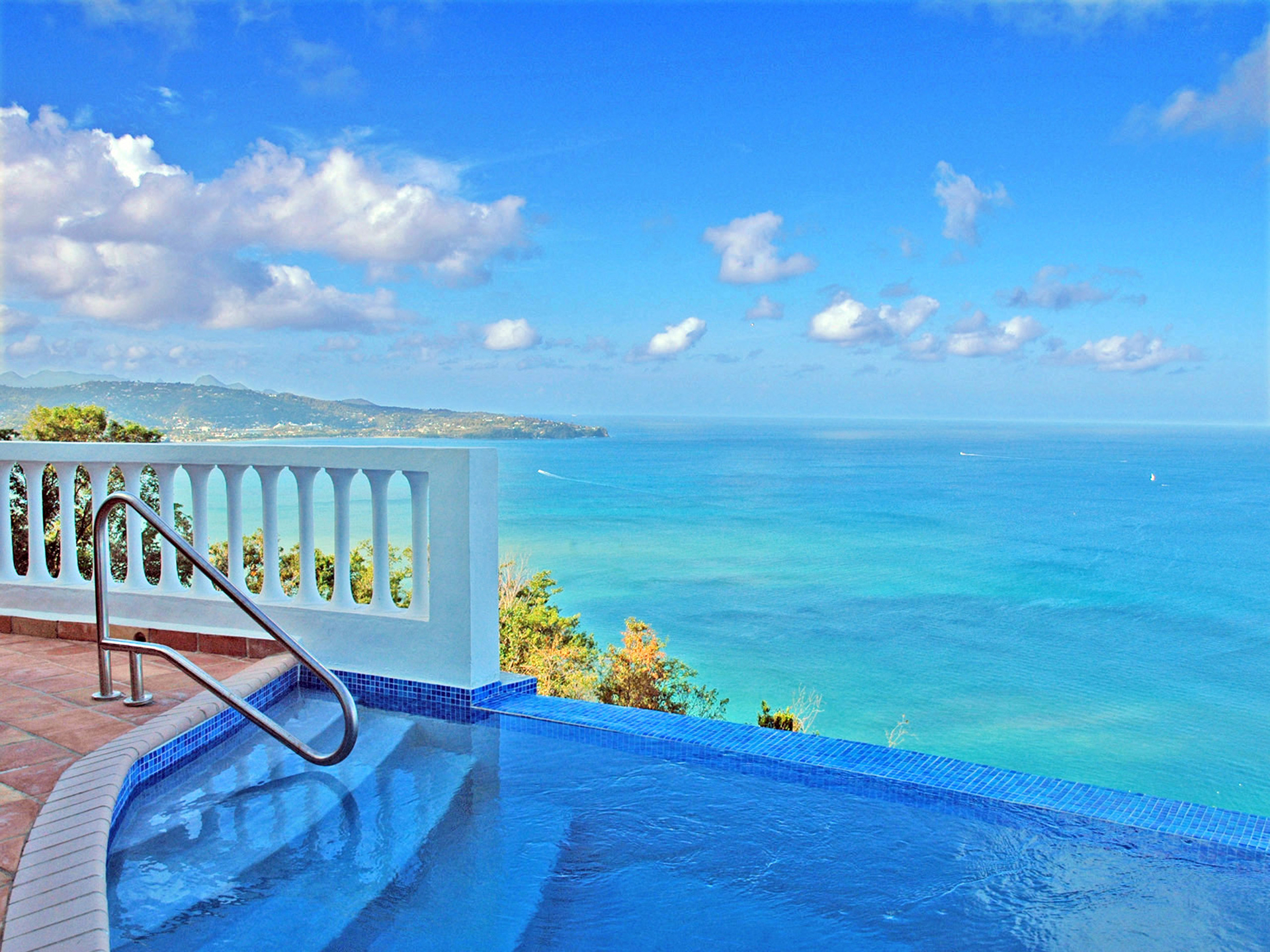 Download mobile wallpaper Ocean, Tropical, Resort, Pool, Man Made for free.