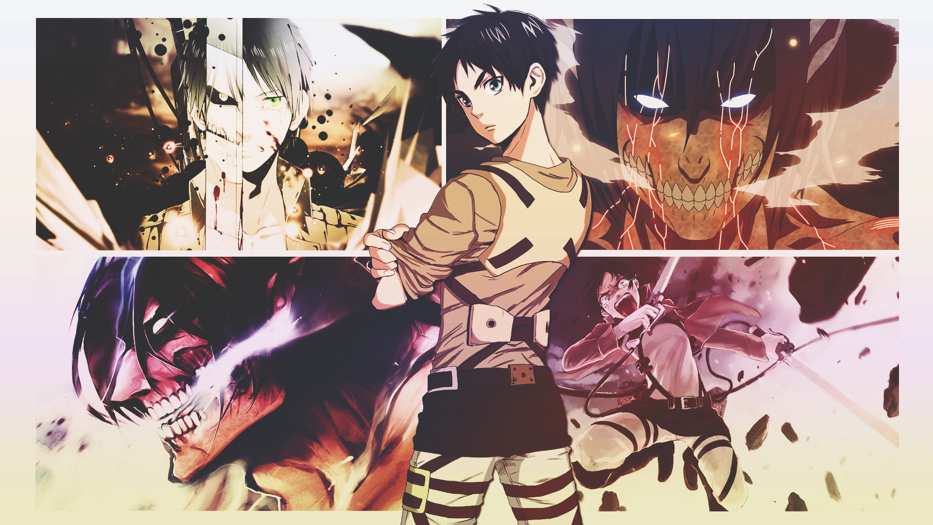 Free download wallpaper Anime, Eren Yeager, Attack On Titan on your PC desktop