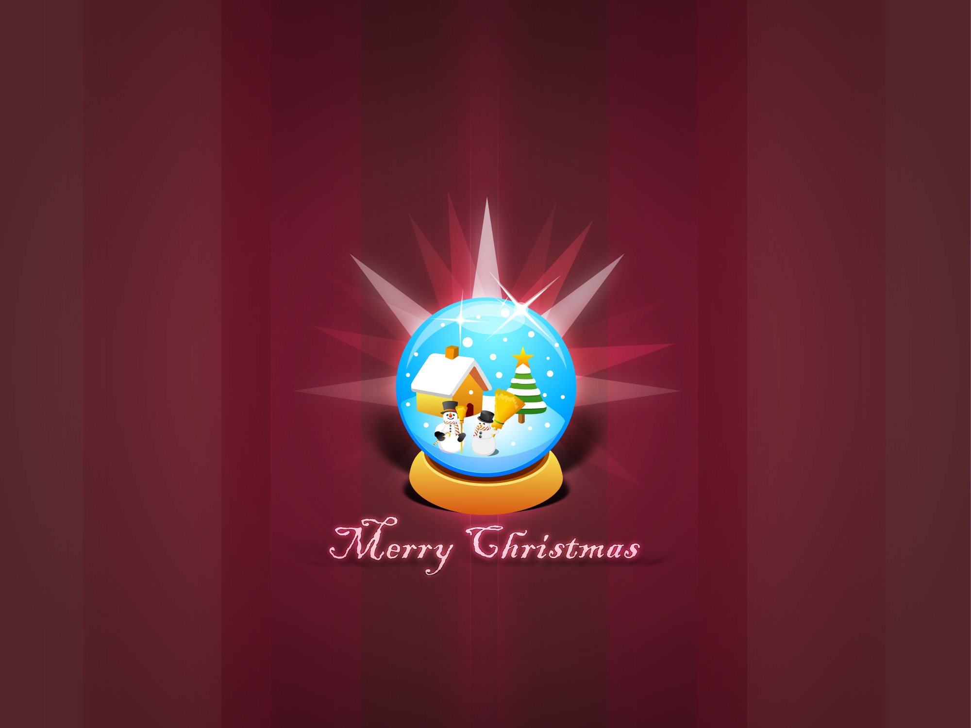 Laden Sie das Feiertage, Weihnachten, Schneekugel-Bild kostenlos auf Ihren PC-Desktop herunter