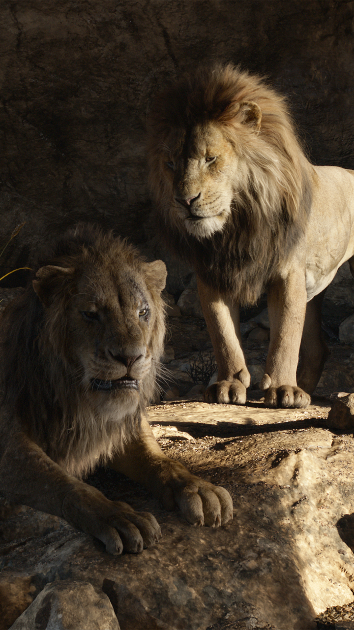 Descarga gratuita de fondo de pantalla para móvil de Películas, Mufasa (El Rey León), Simba, El Rey León (2019), Zazú (El Rey León).