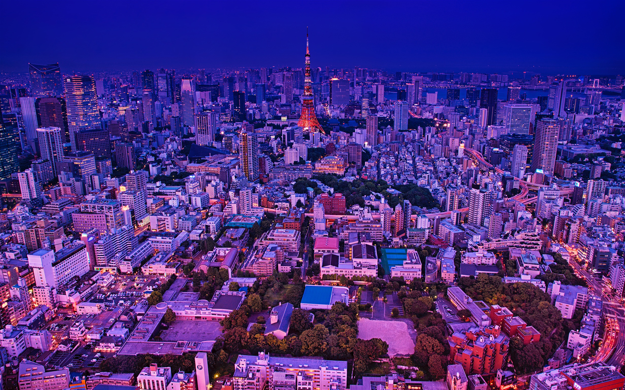 440125画像をダウンロードマンメイド, 東京, 建物, 街, 街並み, 夜, 超高層ビル, 東京タワー, 都市-壁紙とスクリーンセーバーを無料で