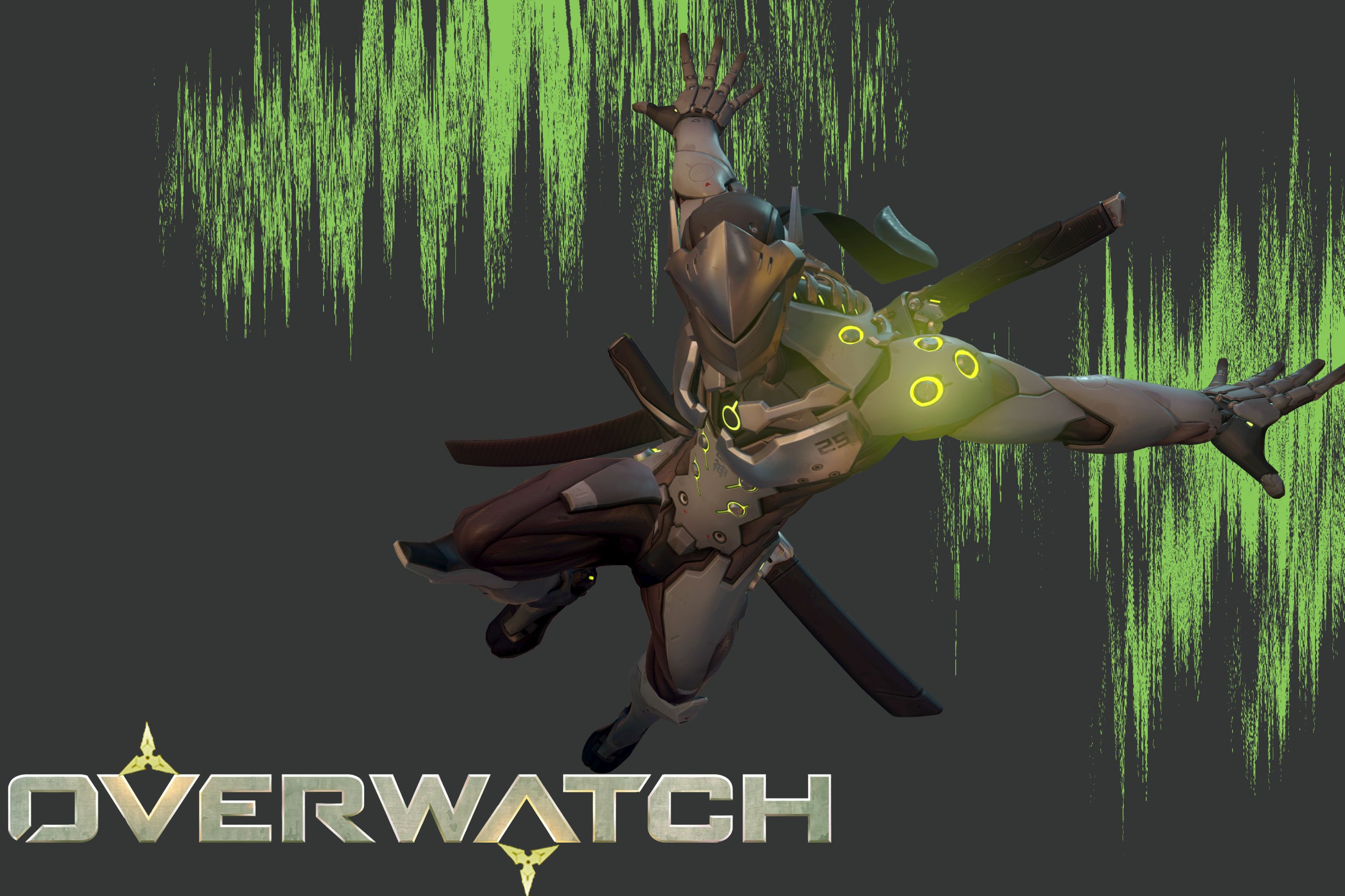 Descarga gratuita de fondo de pantalla para móvil de Overwatch, Videojuego, Genji (Supervisión).