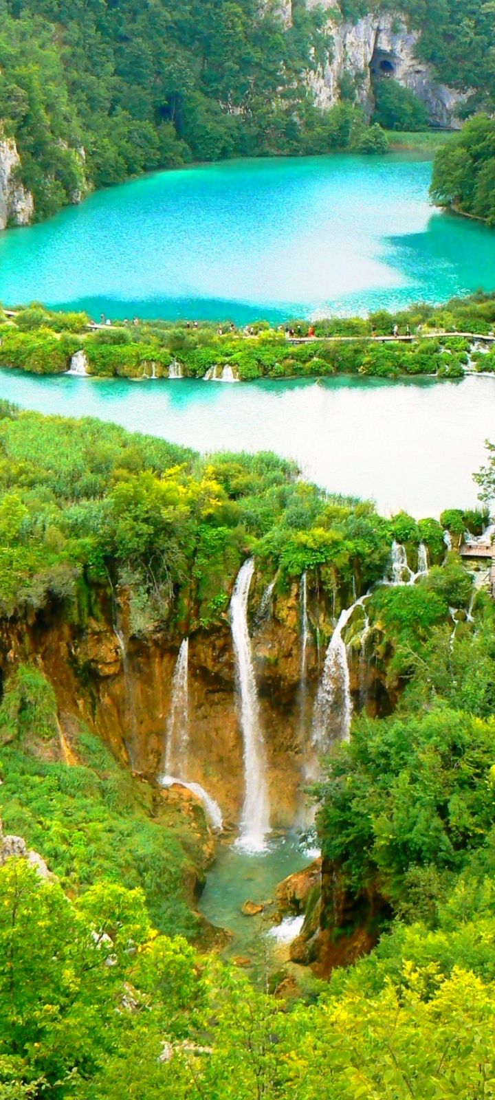 Скачать картинку Водопады, Водопад, Хорватия, Земля/природа, Национальный Парк Плитвицкие Озера в телефон бесплатно.