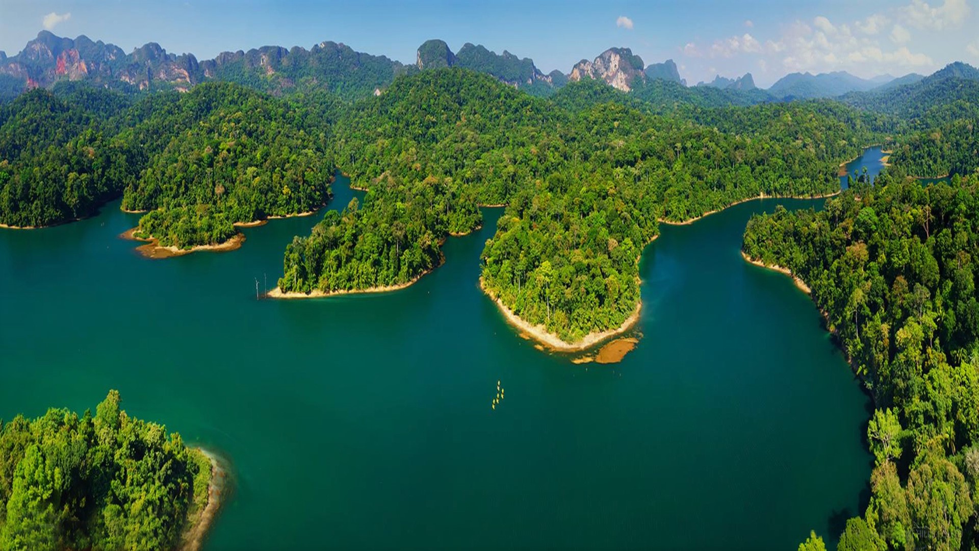 Free download wallpaper Forest, Earth, Coastline, Thailand, Elephant Hills on your PC desktop