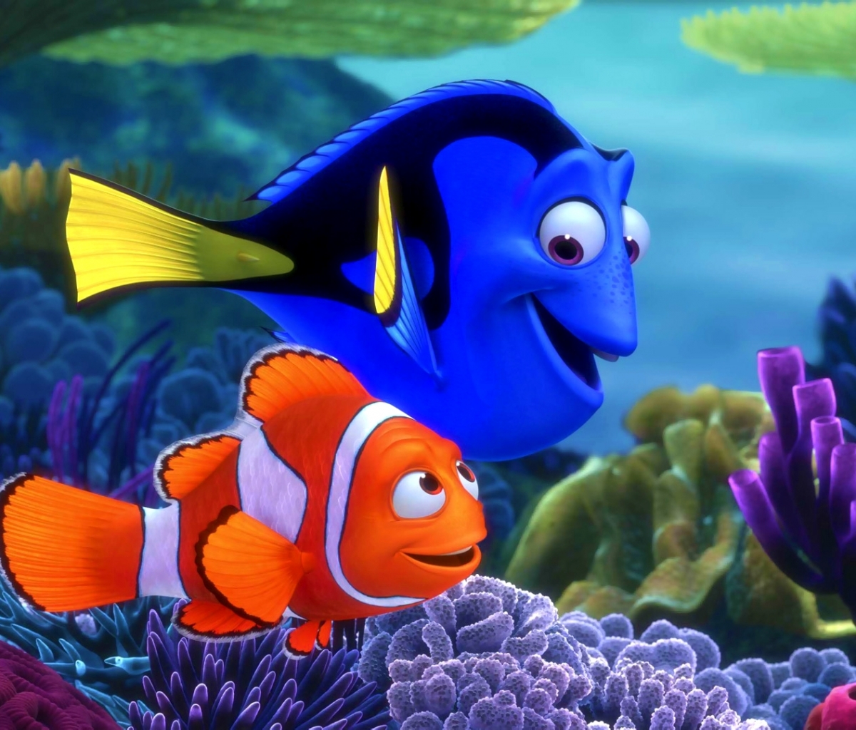 Download mobile wallpaper Movie, Dory (Finding Nemo), Marlin (Finding Nemo), Finding Nemo for free.