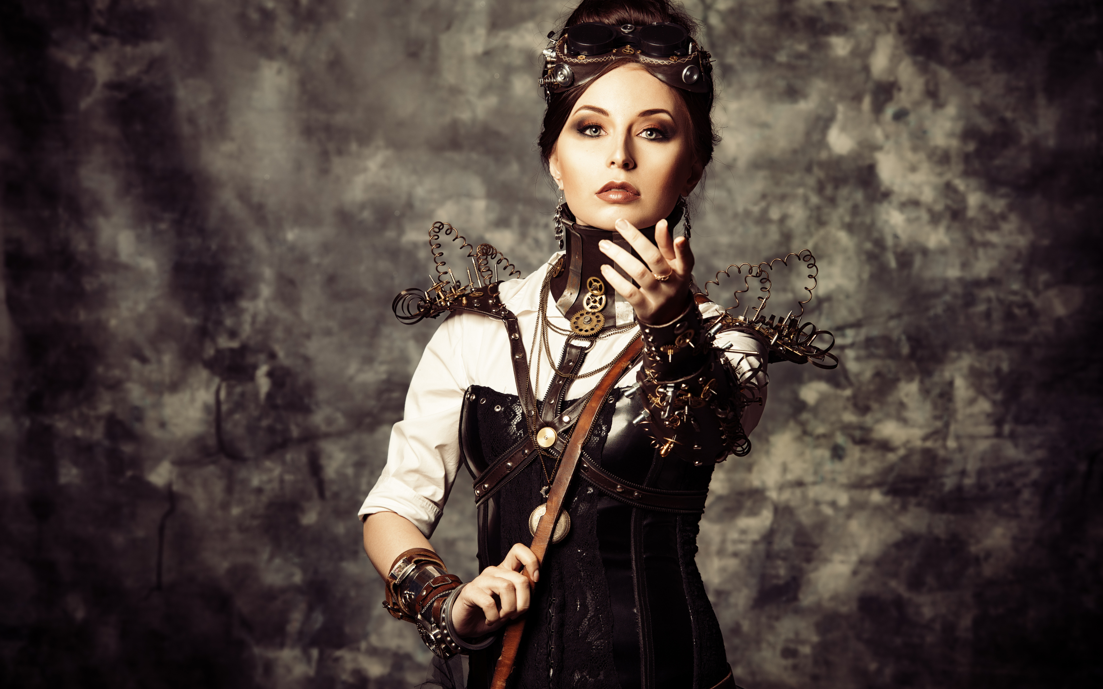 Download mobile wallpaper Women, Steampunk, Cosplay for free.