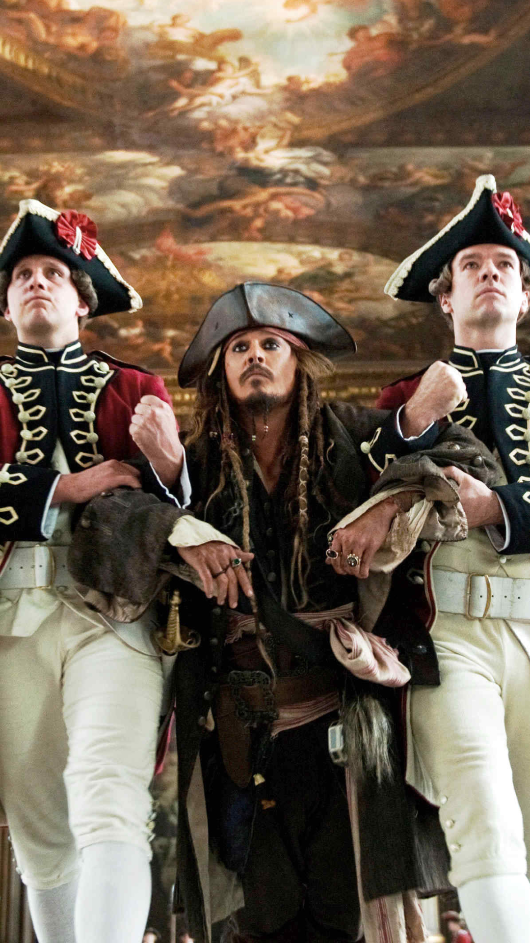 Baixar papel de parede para celular de Piratas Do Caribe, Johnny Depp, Filme, Jack Sparrow, Piratas Do Caribe: Navegando Em Águas Misteriosas gratuito.