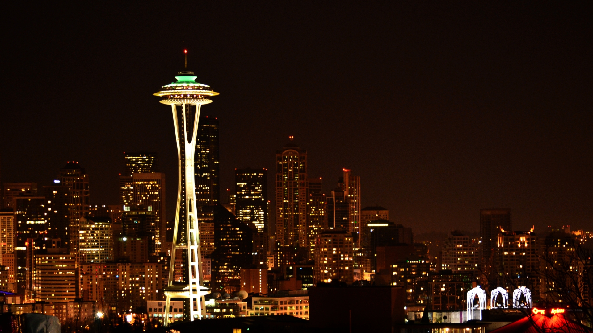 man made, space needle, seattle