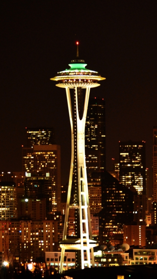 Download mobile wallpaper Man Made, Space Needle for free.