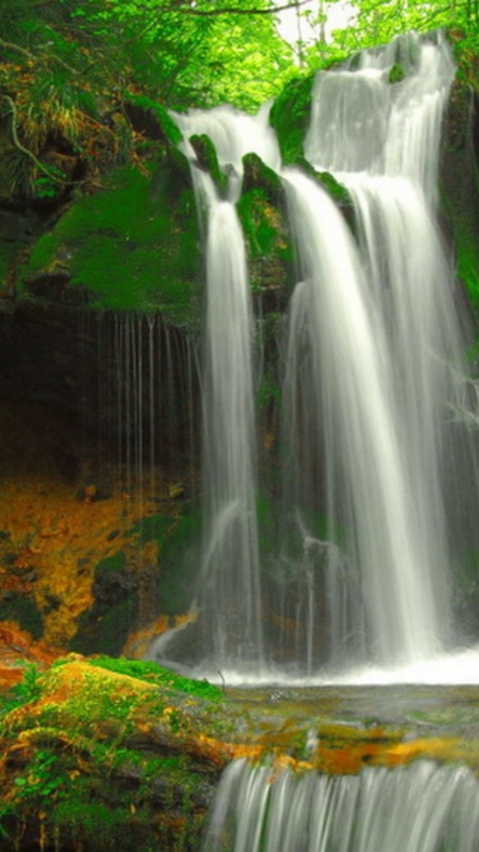 Handy-Wallpaper Natur, Wasserfälle, Wasserfall, Erde/natur kostenlos herunterladen.