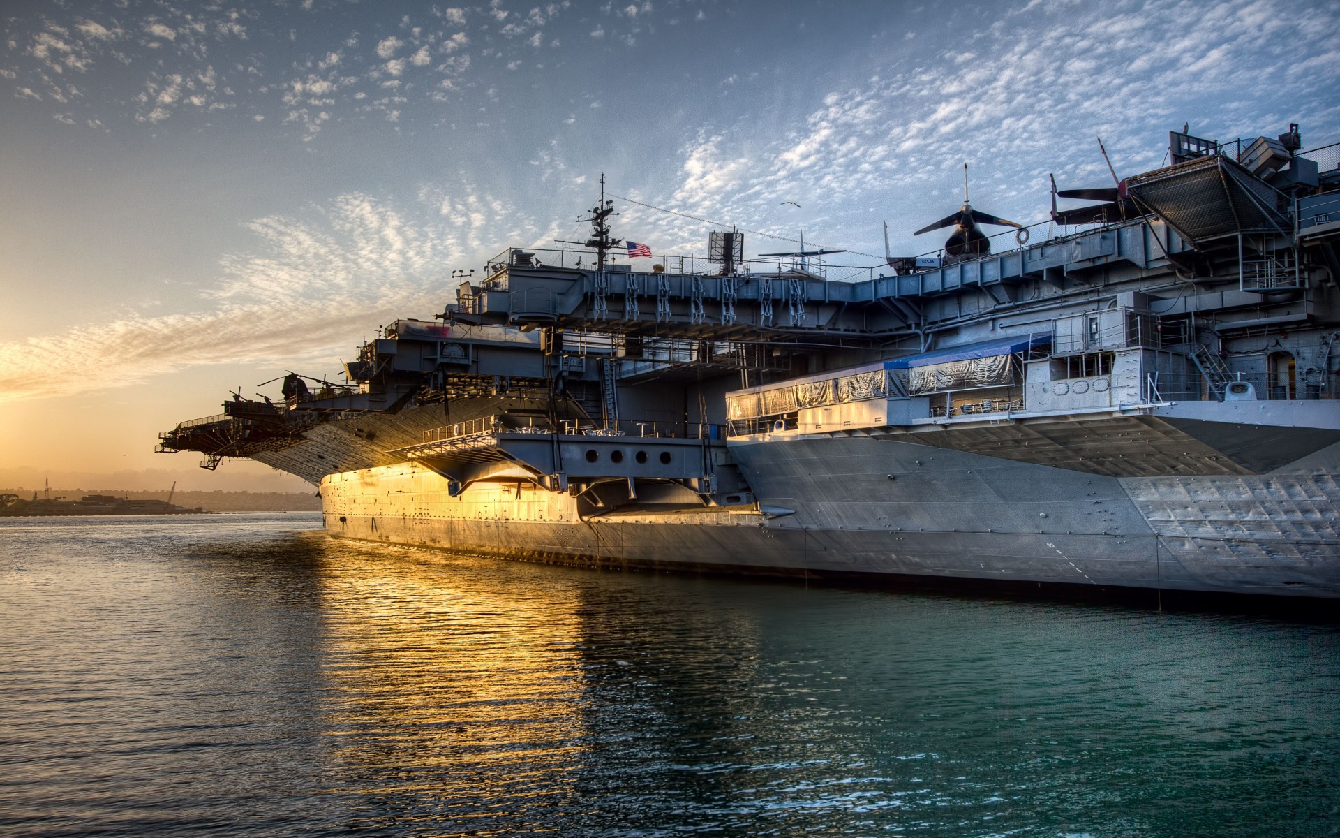 Download mobile wallpaper Military, Uss Midway (Cv 41) for free.