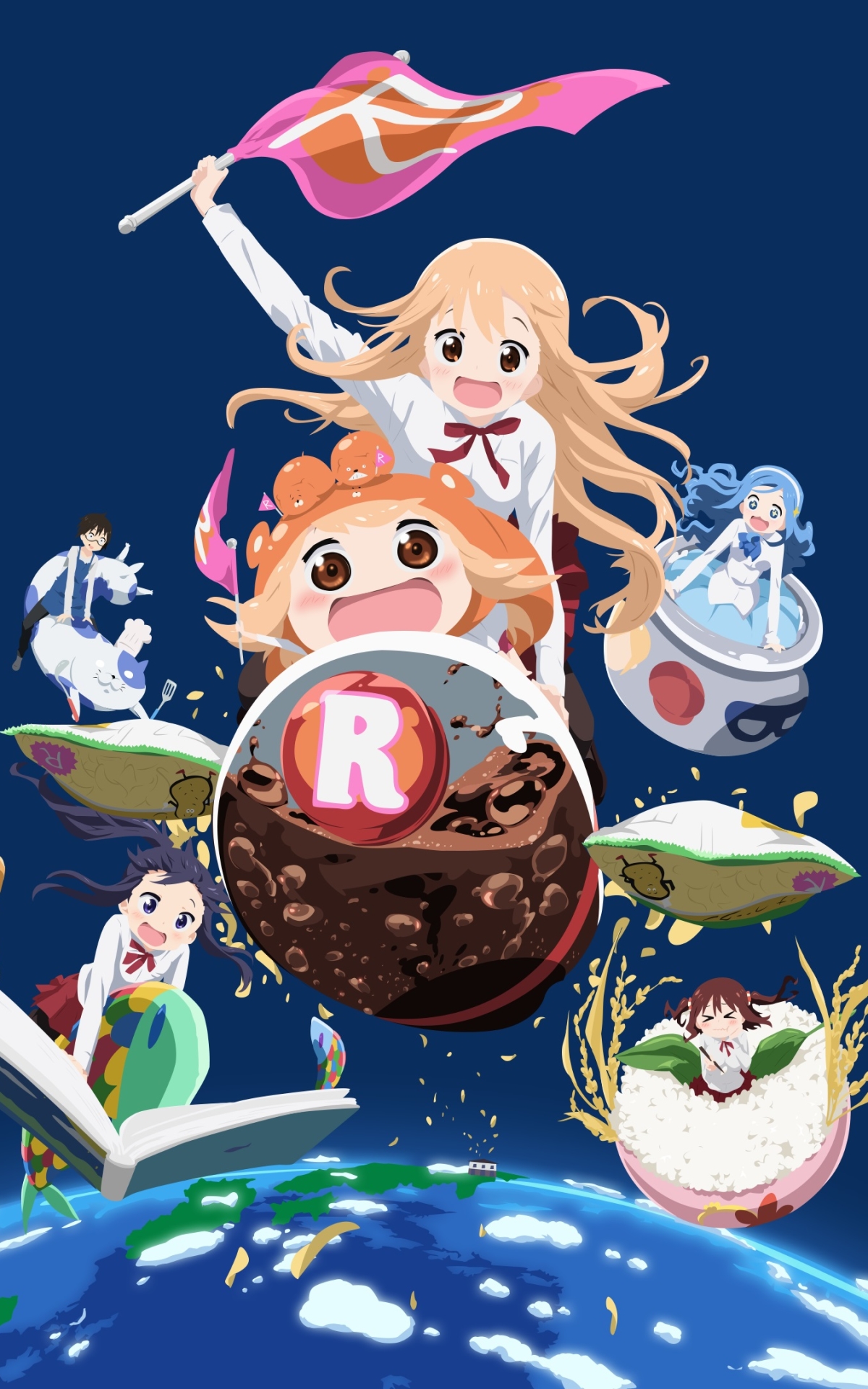 Handy-Wallpaper Animes, Himouto! Umaruchan kostenlos herunterladen.