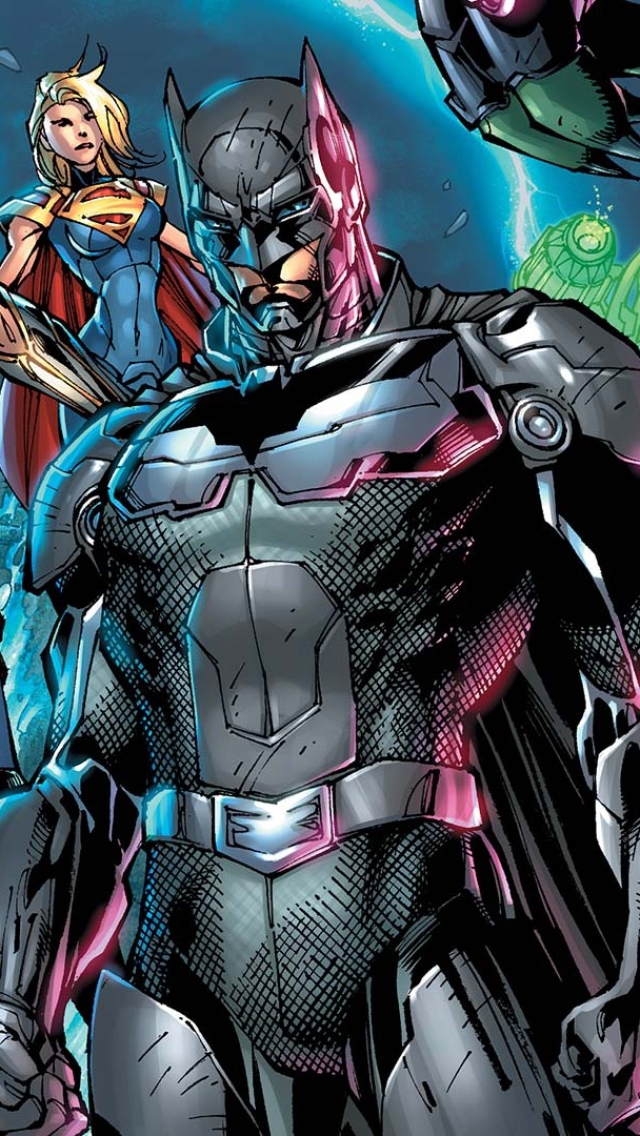 Baixar papel de parede para celular de História Em Quadrinhos, Dc Comics, Homem Morcego, Supergirl, Kara Zor El, Injustice 2 gratuito.