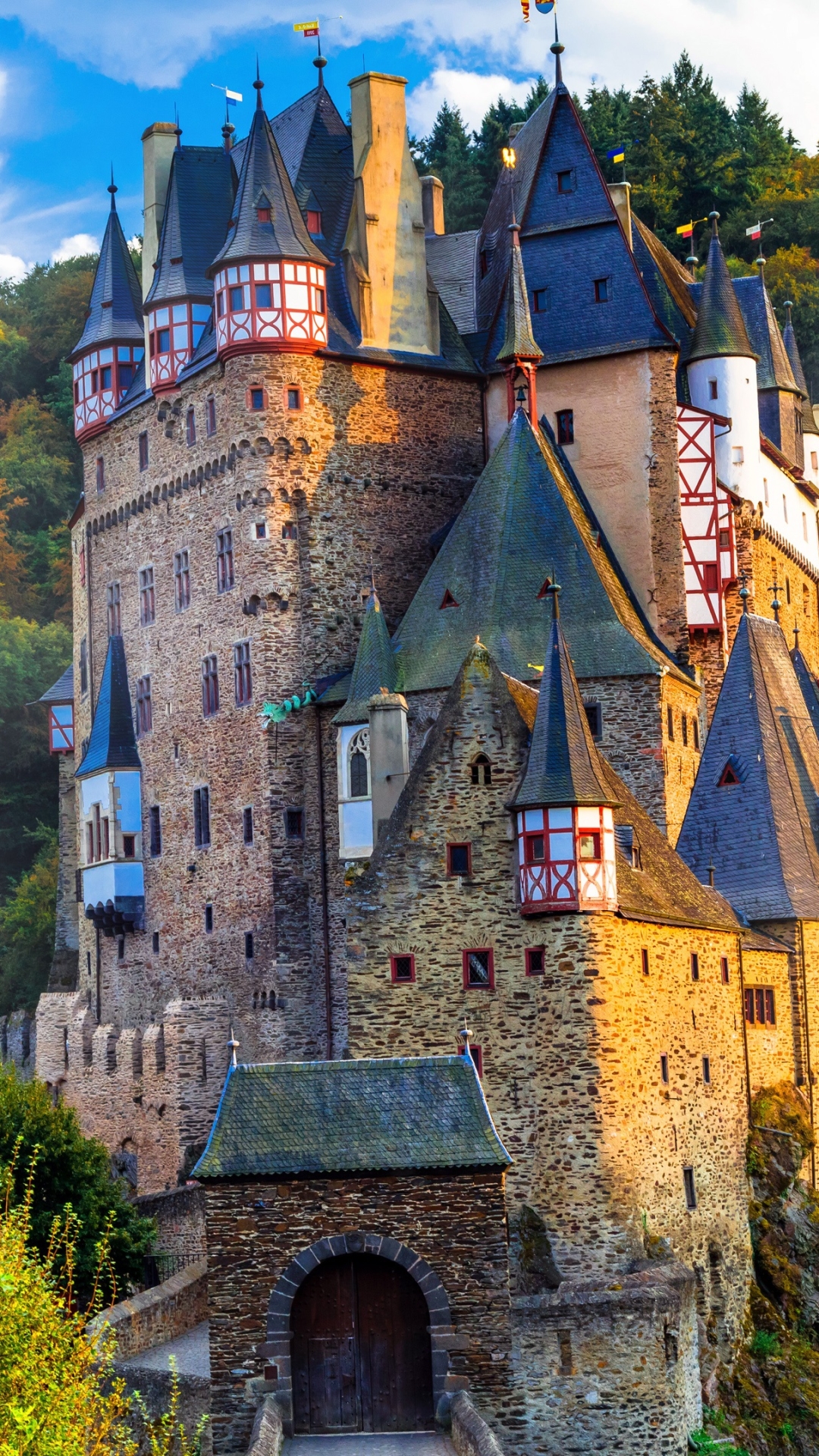Baixar papel de parede para celular de Castelos, Castelo, Feito Pelo Homem, Castelo De Eltz gratuito.