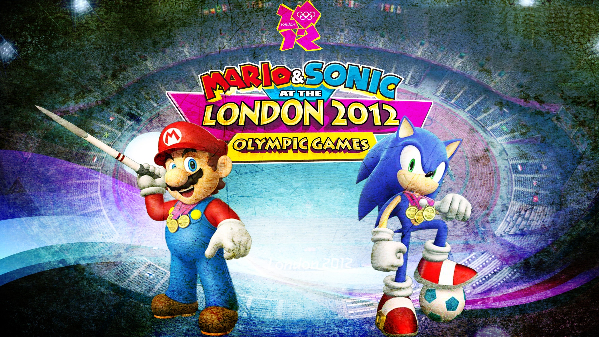 379289壁紙のダウンロードテレビゲーム, 2012年ロンドンオリンピックでのマリオ＆ソニック, マリオ-スクリーンセーバーと写真を無料で