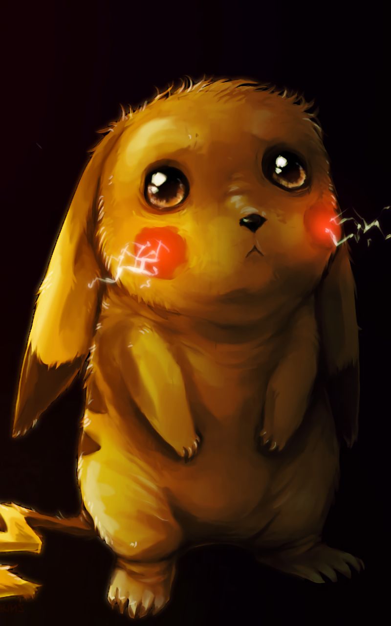 Download mobile wallpaper Anime, Pokémon, Sad, Cute, Pikachu, Electric Pokémon for free.