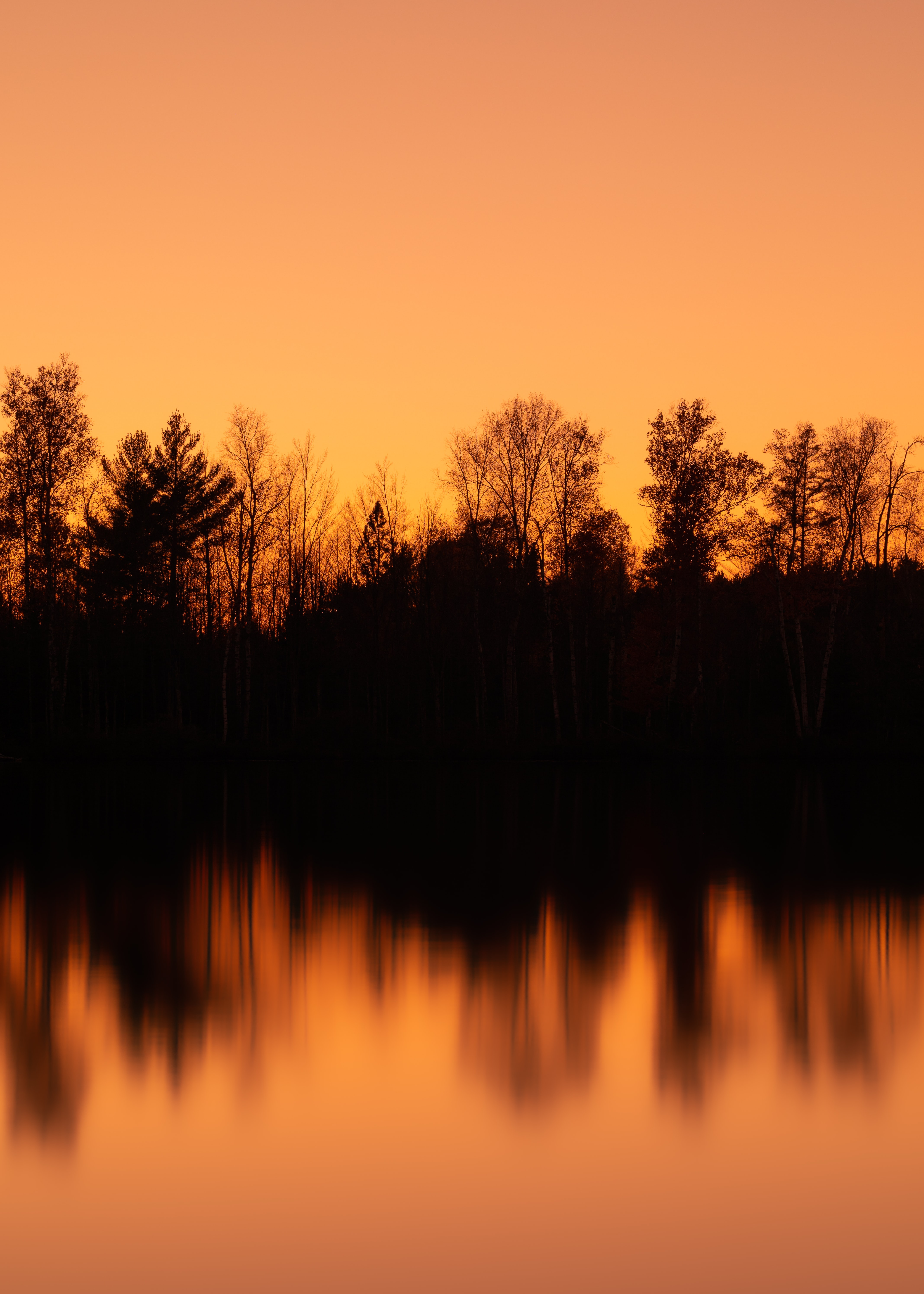 Free download wallpaper Trees, Sunset, Dusk, Nature, Water, Twilight, Reflection on your PC desktop