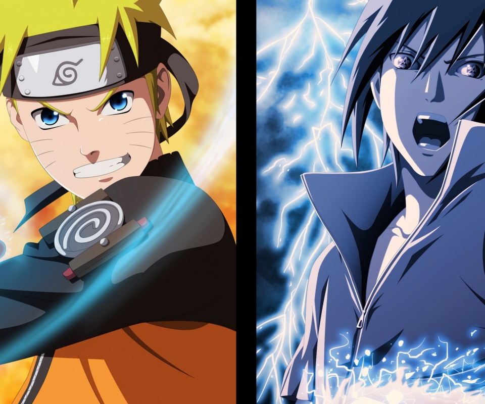 Baixar papel de parede para celular de Anime, Naruto, Sasuke Uchiha, Naruto Uzumaki gratuito.