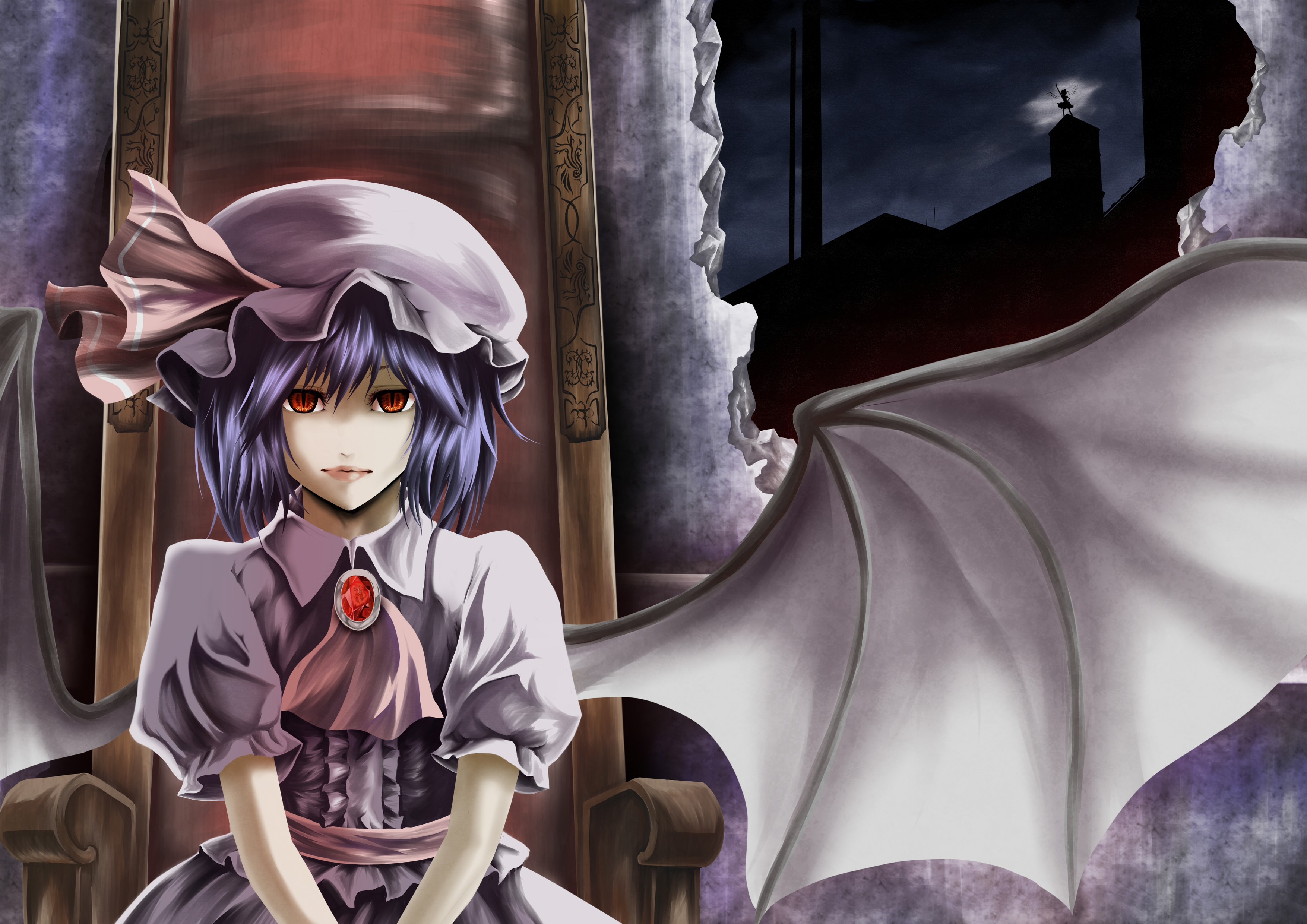 Descarga gratis la imagen Animado, Remilia Escarlata, Touhou en el escritorio de tu PC