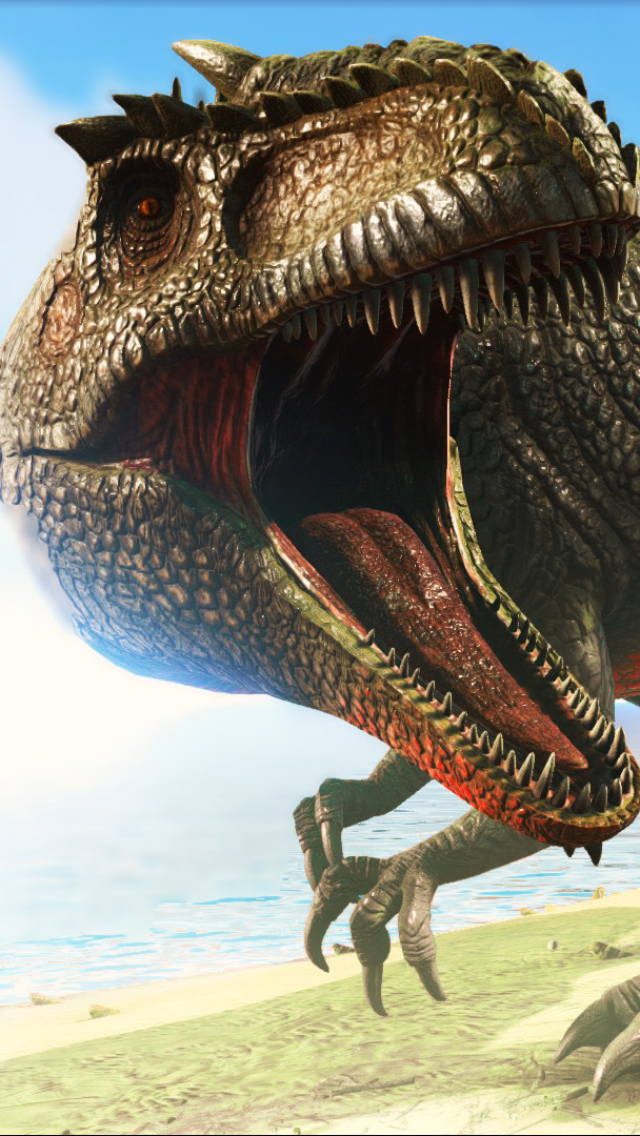 Handy-Wallpaper Dinosaurier, Computerspiele, Ark: Survival Evolved kostenlos herunterladen.