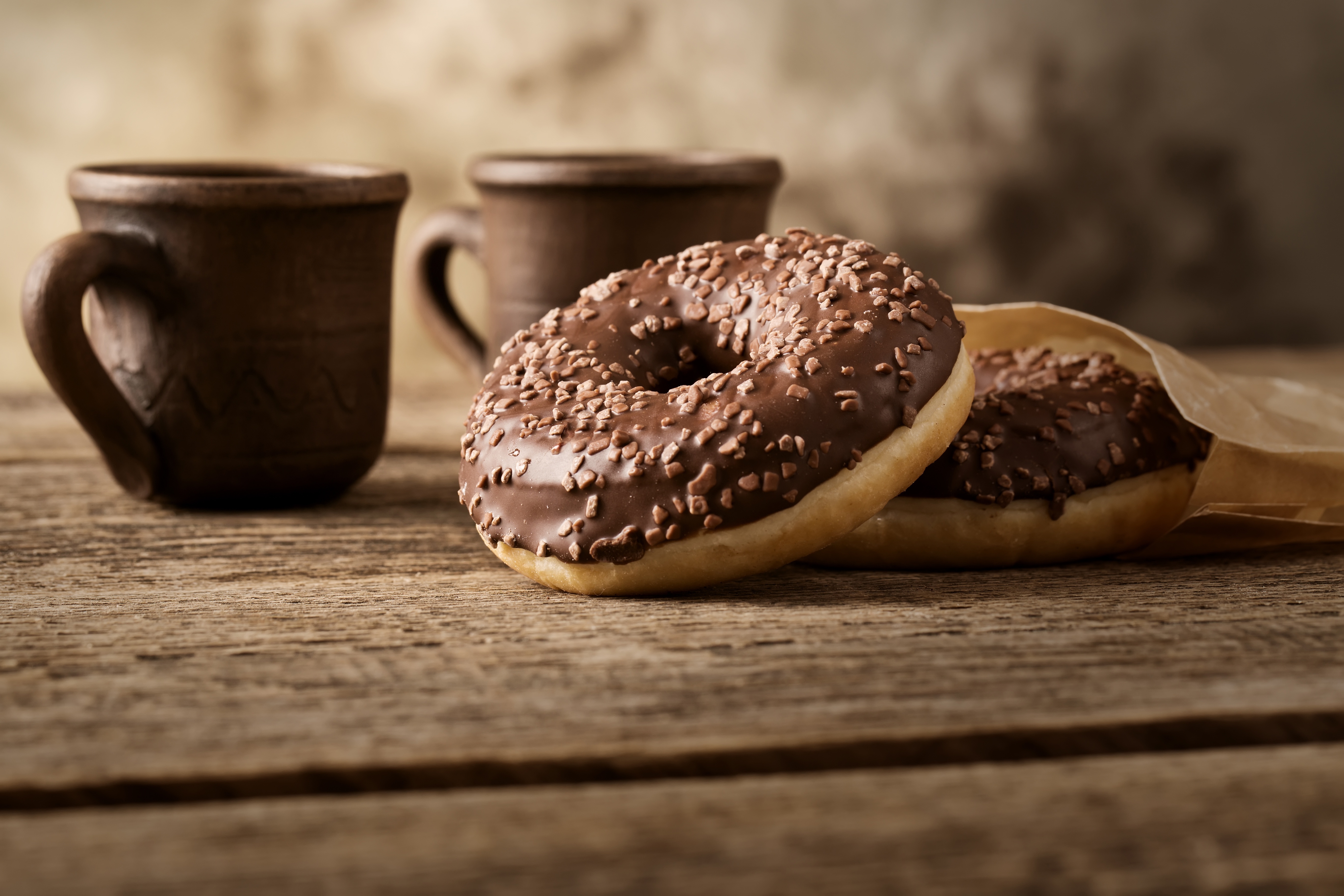 Download mobile wallpaper Food, Cup, Sweets, Doughnut for free.
