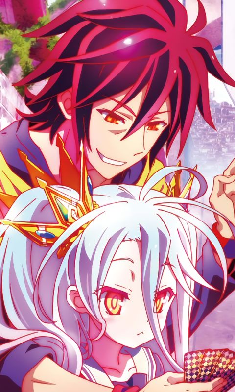 Download mobile wallpaper Anime, Shiro (No Game No Life), Sora (No Game No Life), No Game No Life for free.