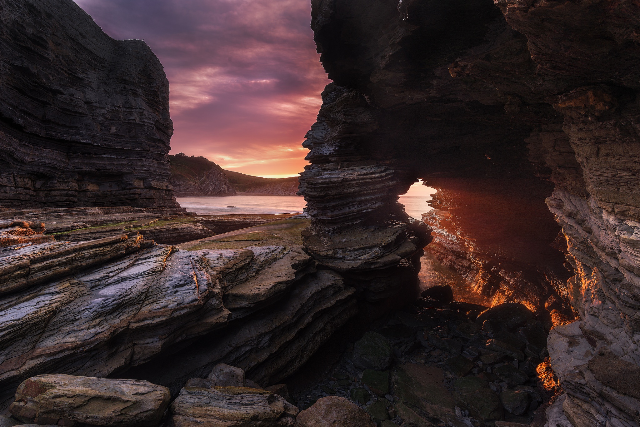 Descarga gratuita de fondo de pantalla para móvil de Naturaleza, Arco Natural, Rayo De Sol, Tierra/naturaleza.