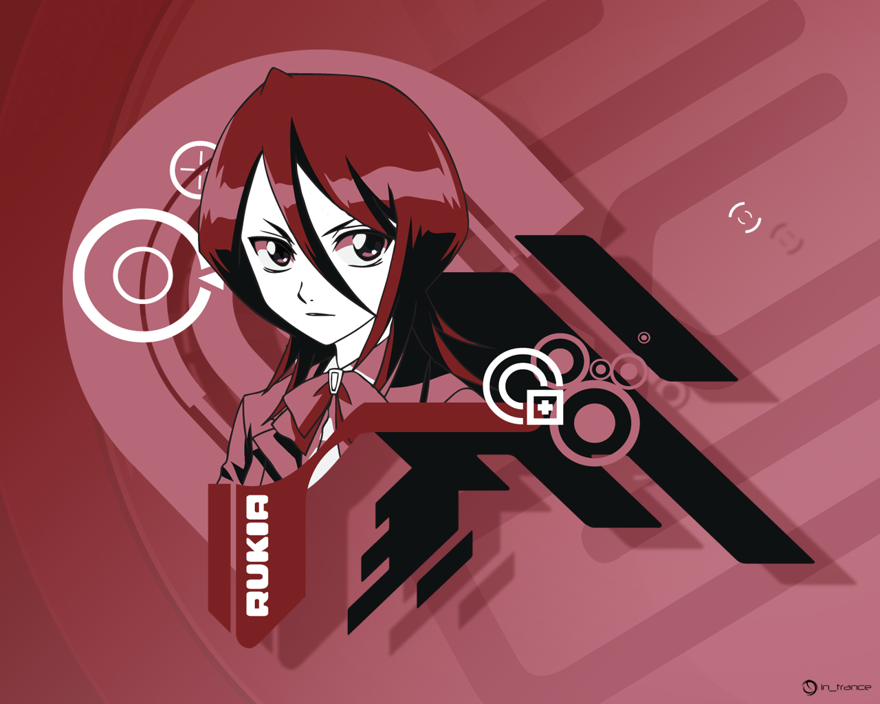 Handy-Wallpaper Bleach, Rukia Kuchiki, Animes kostenlos herunterladen.