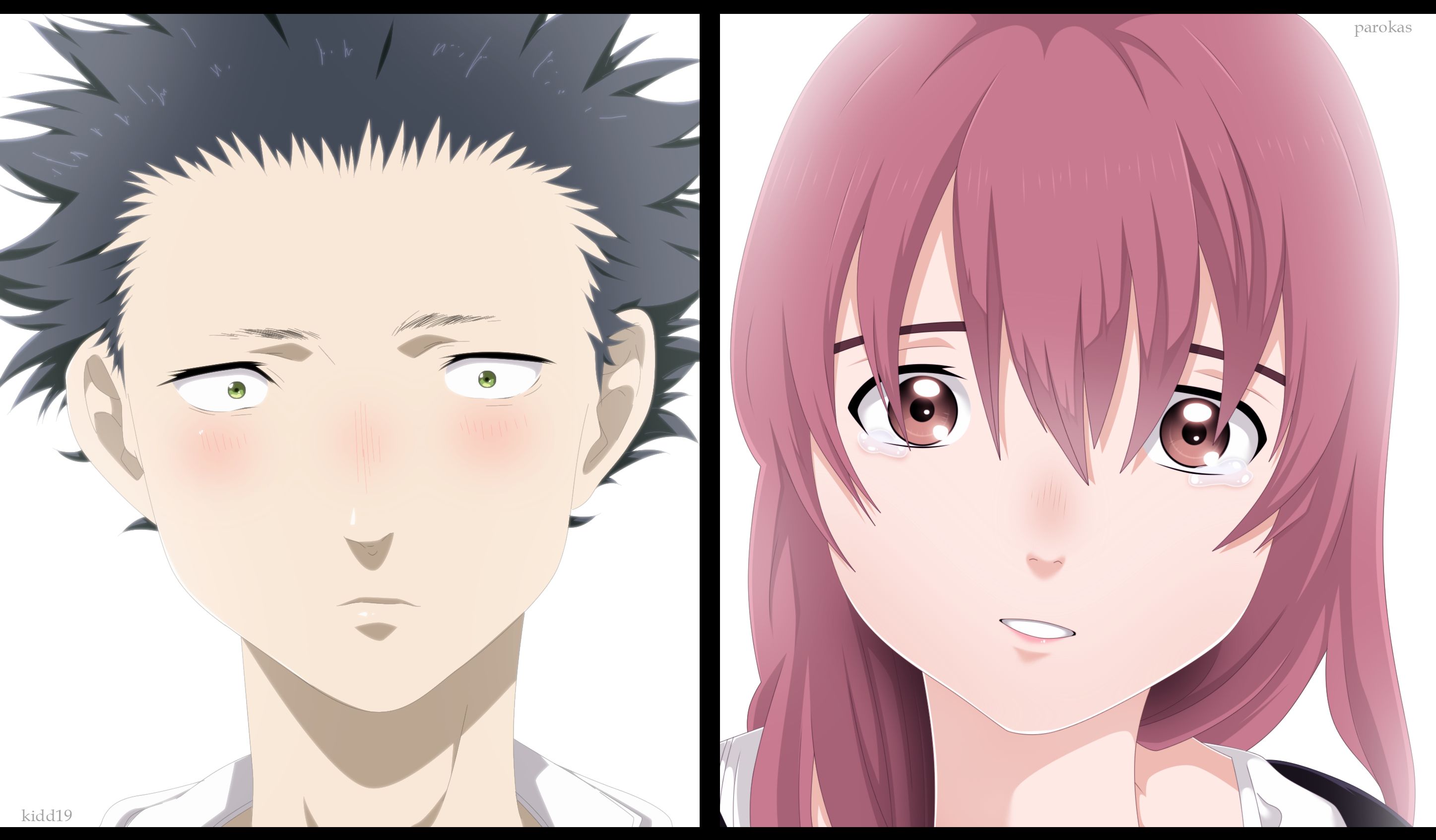 Free download wallpaper Anime, Shouko Nishimiya, Shouya Ishida, Koe No Katachi on your PC desktop