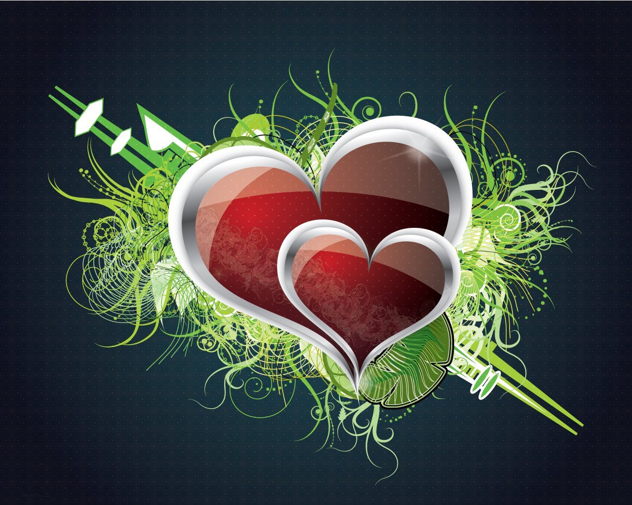12285 скачать обои сердца, день святого валентина (valentine's day), рисунки, любовь - заставки и картинки бесплатно